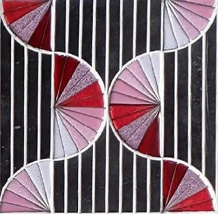 Fanfare cloisonné mosaic