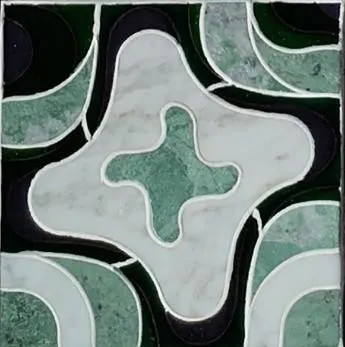 Jadeite cloisonné mosaic