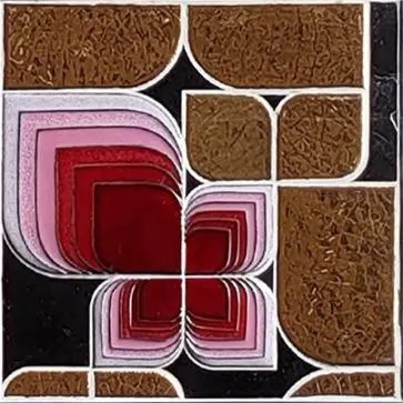 Peony cloisonné mosaic