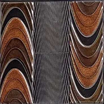 Swell cloisonné mosaic