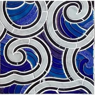 Tempest cloisonné mosaic