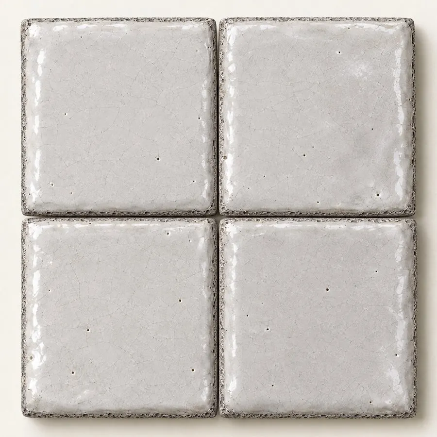 Chalk glazed lava stone tile