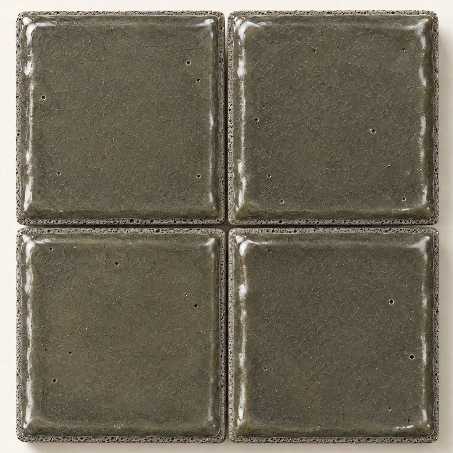 Slate glazed lava stone tile