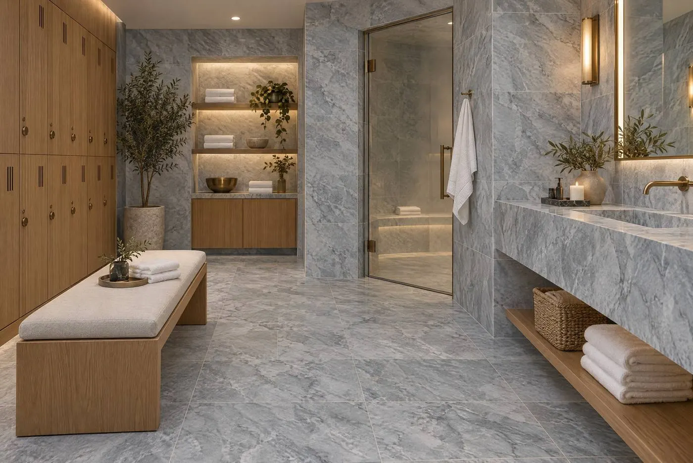 Acqua Blu marble