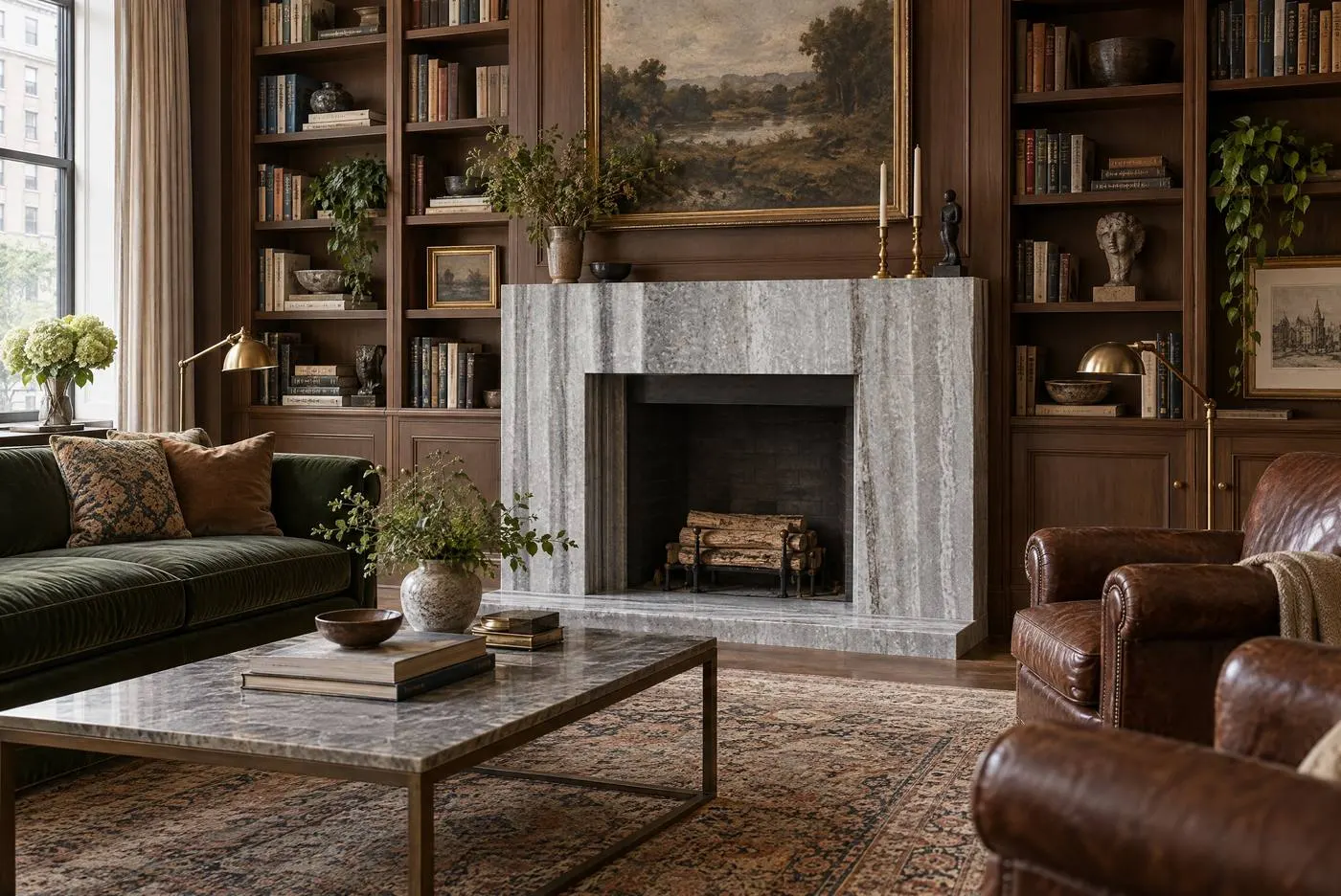 Blu Velluto marble