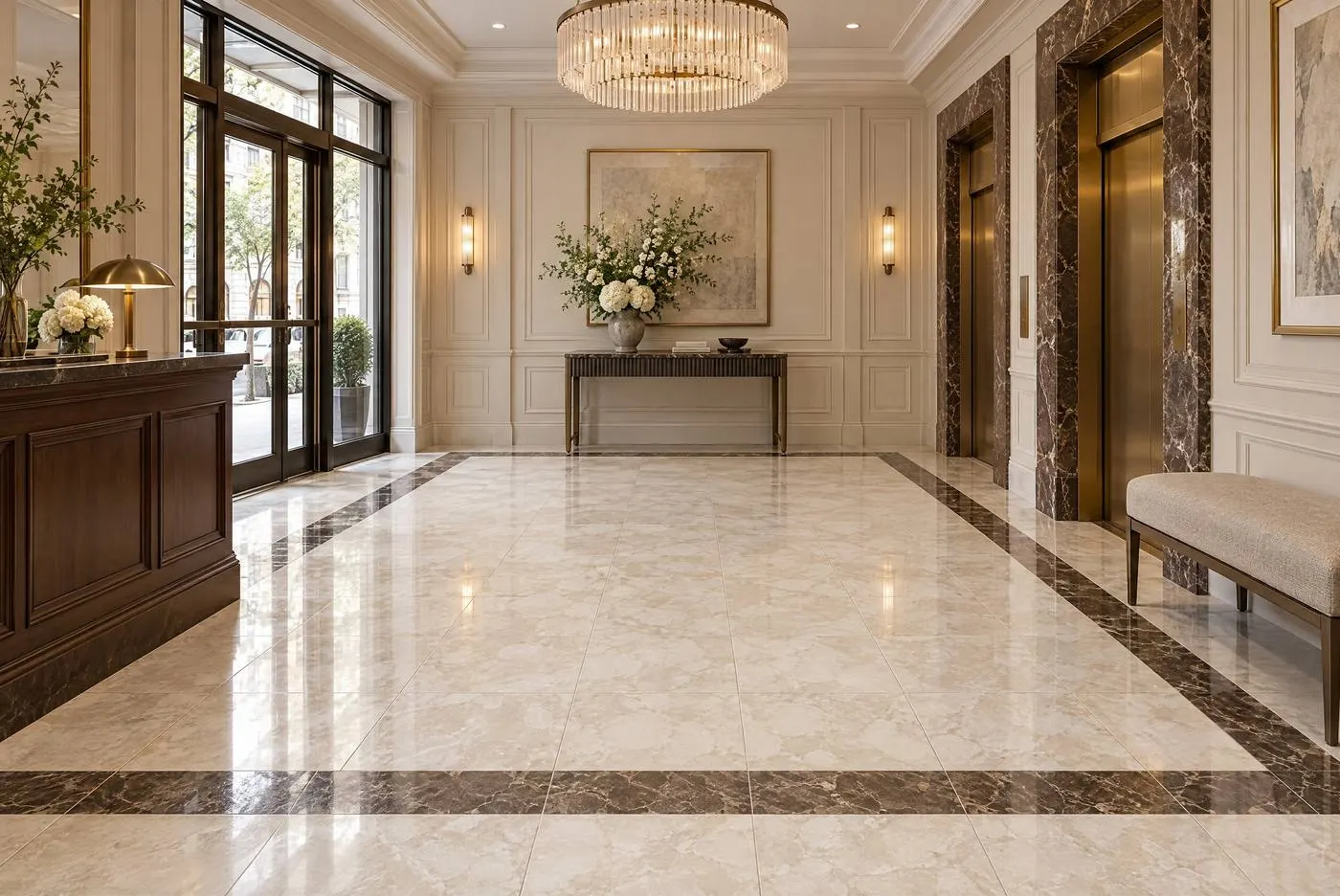 Botticino Fiorito marble