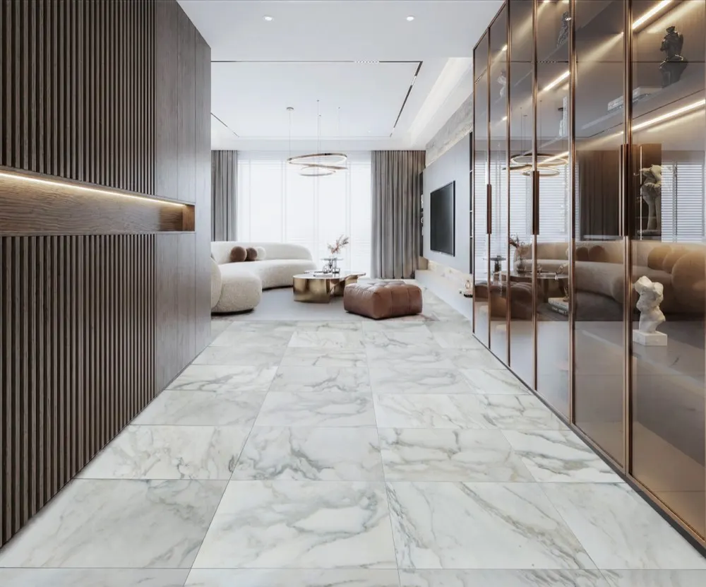 Calacatta Olivia marble tiles