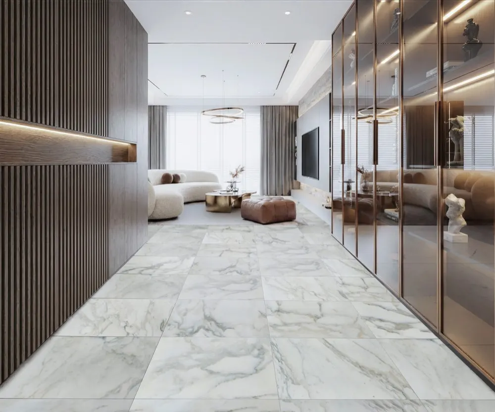Calacatta Olivia marble tiles