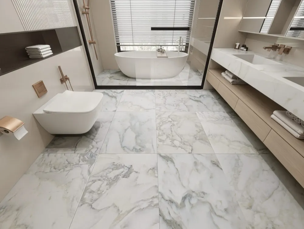 Calacatta Olivia marble tiles