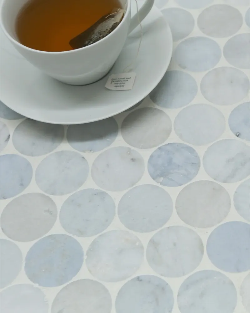 Caprera Blue marble tiles