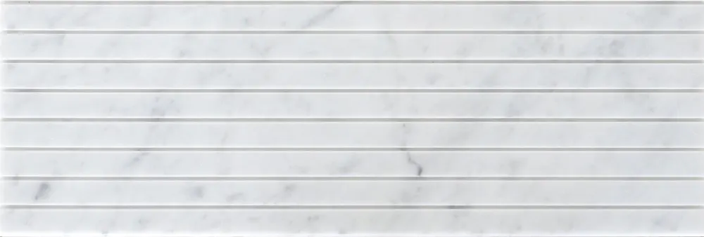 Carrara marble tiles