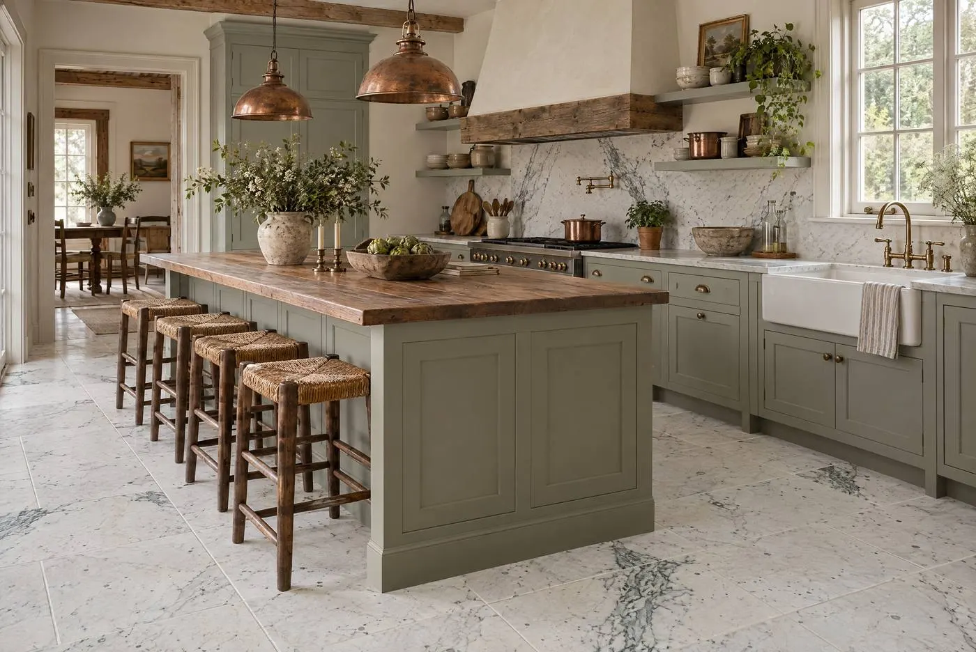 Cipollino Cremo marble
