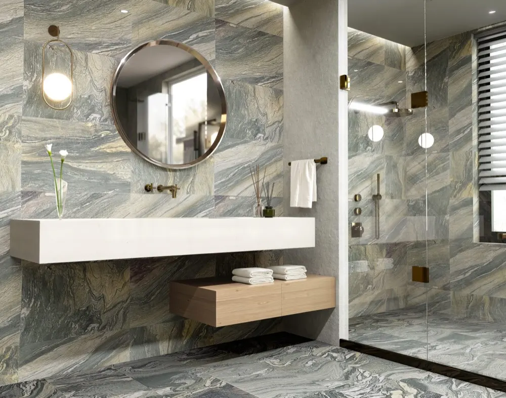 Cipollino marble tiles
