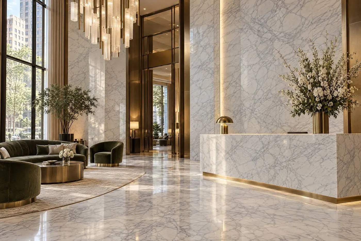 Fiume White marble