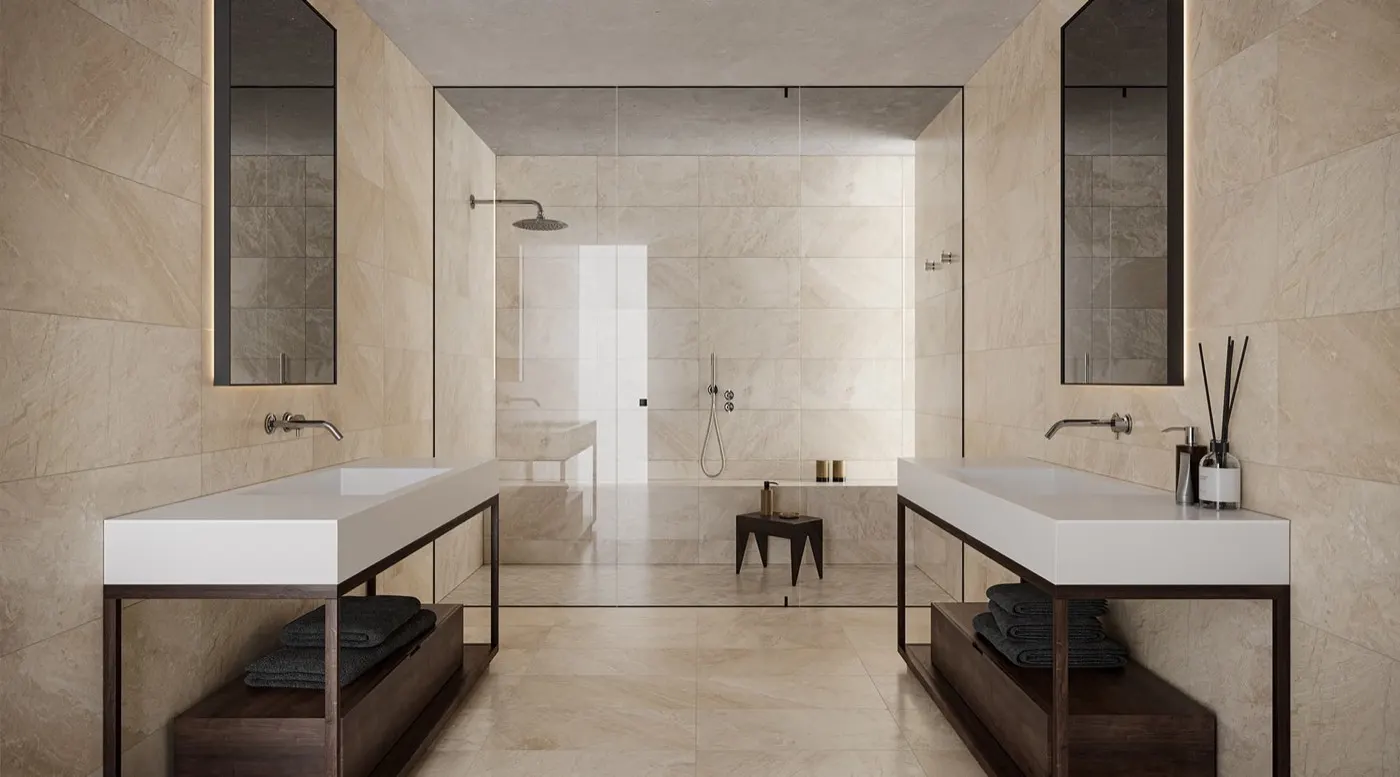 Imperia Reale marble installed