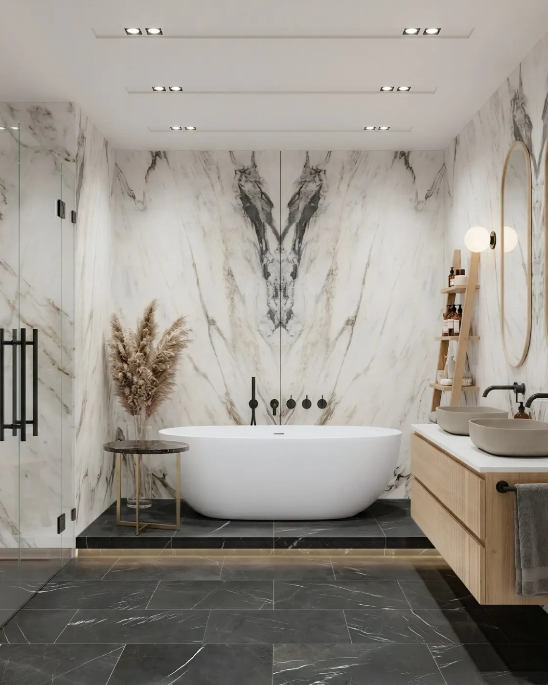 Imperial Danby marble installed