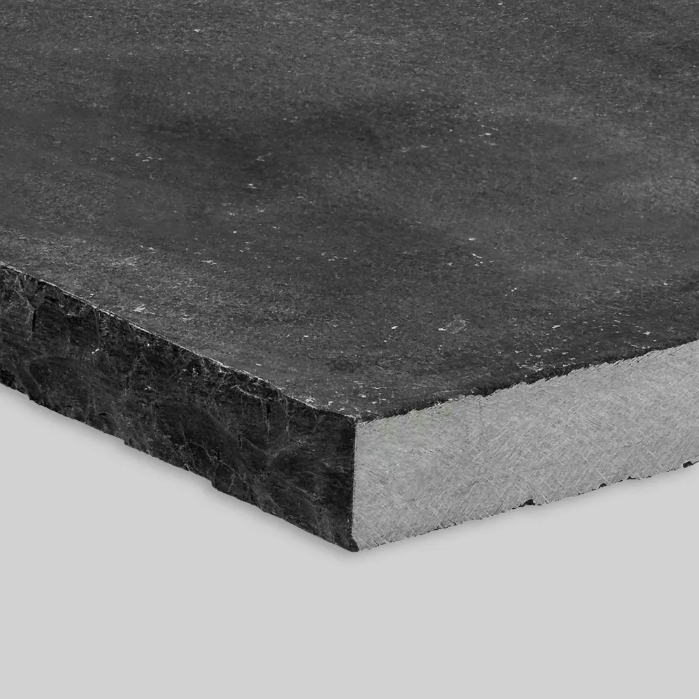 Lime Black limestone tiles