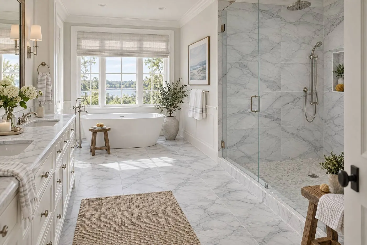 Lincoln Silver marble
