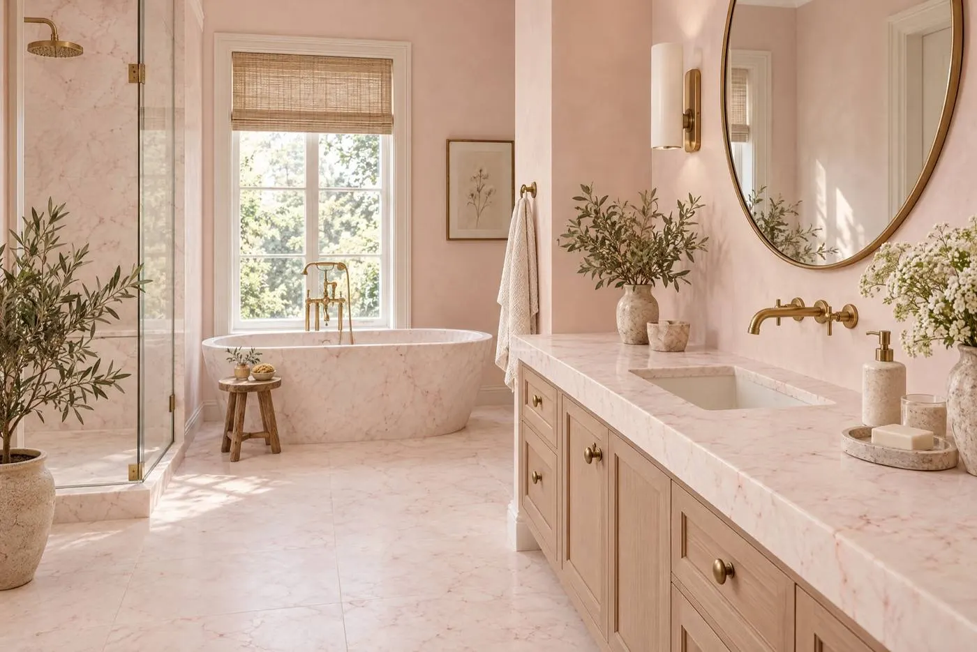 New Dove Pink marble