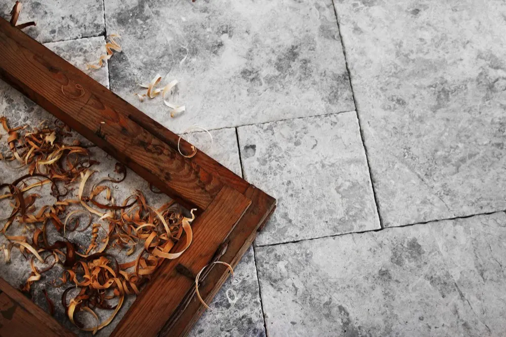 Oceano Grey limestone tiles