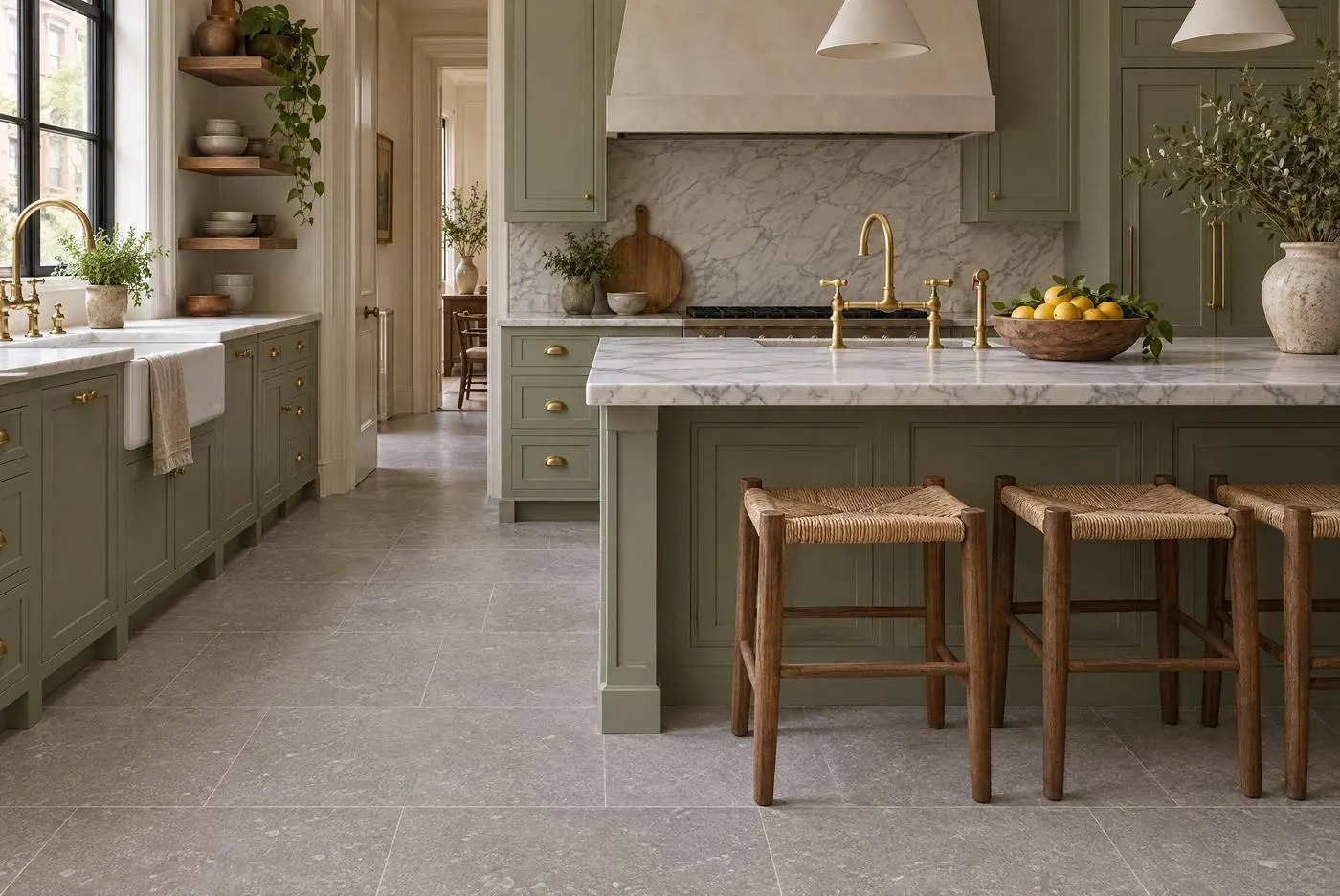 Purbeck Grey limestone