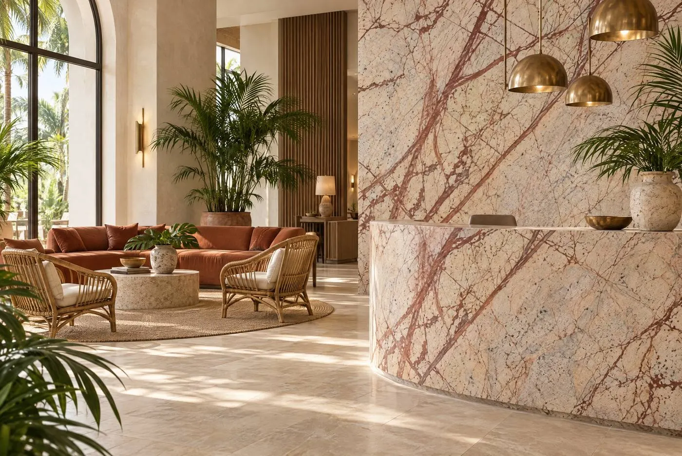 Rain Forest Brown marble