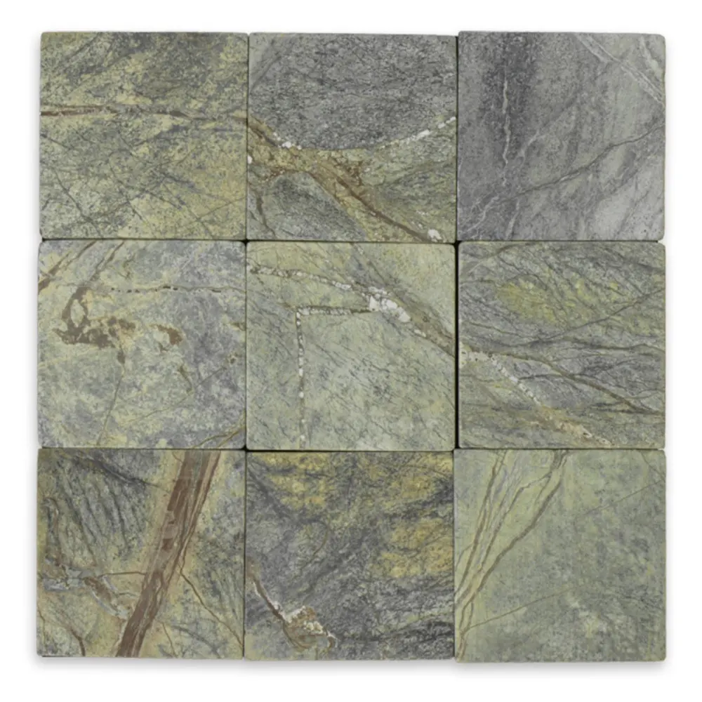Rain Forest Green marble tiles