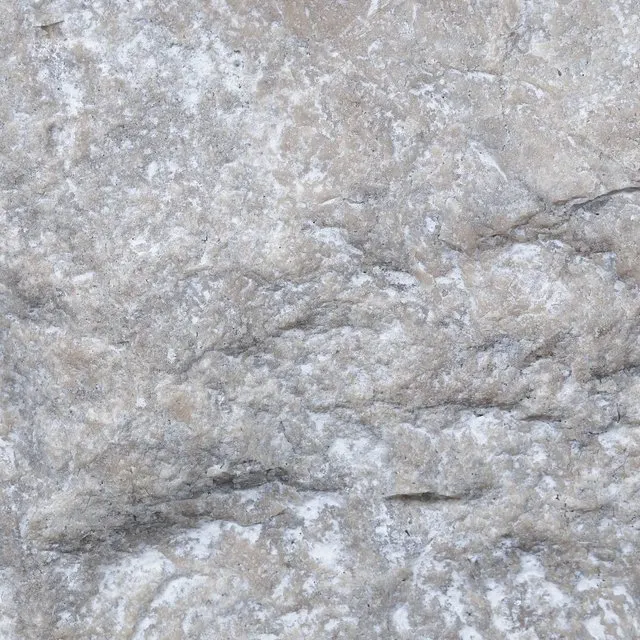 Silver travertine