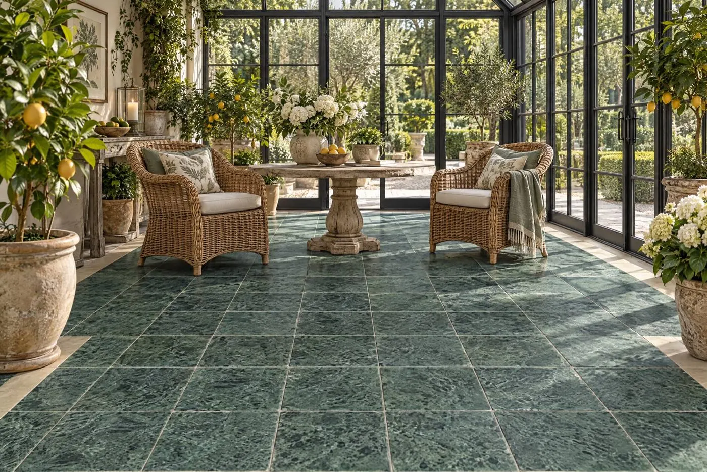 Spring Green marble