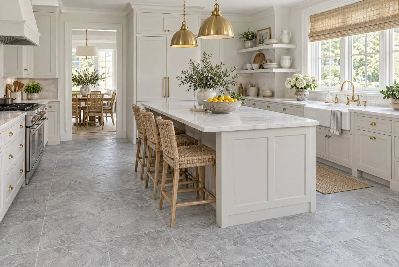 Tundra Blue limestone