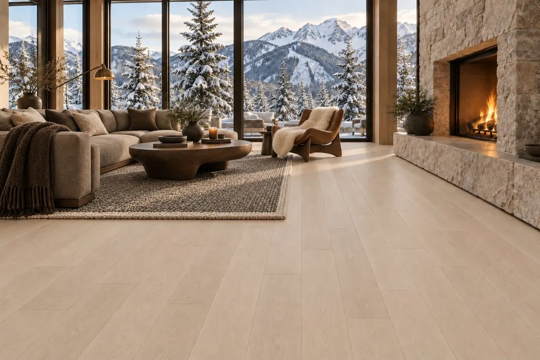 Aspen Oak floor in a room
