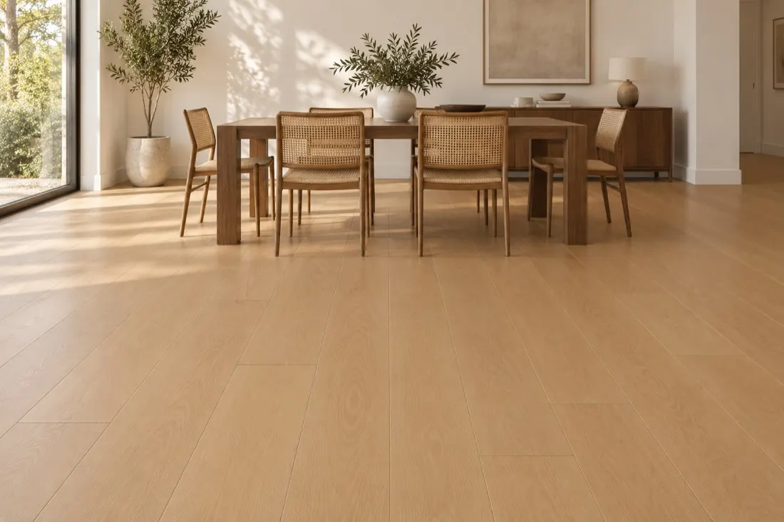 California Oak floor in a room