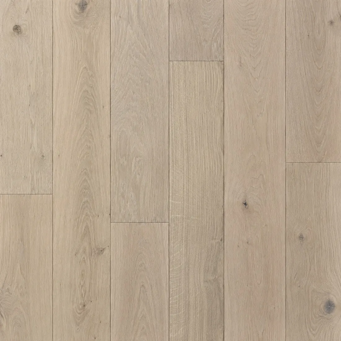 Unfinished Prime Oak boards from above